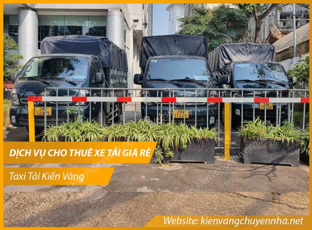 Dịch Vụ Thuê Xe Tải, Taxi Tải Chở hàng Chất Lượng Cao Tại Kiến Vàng