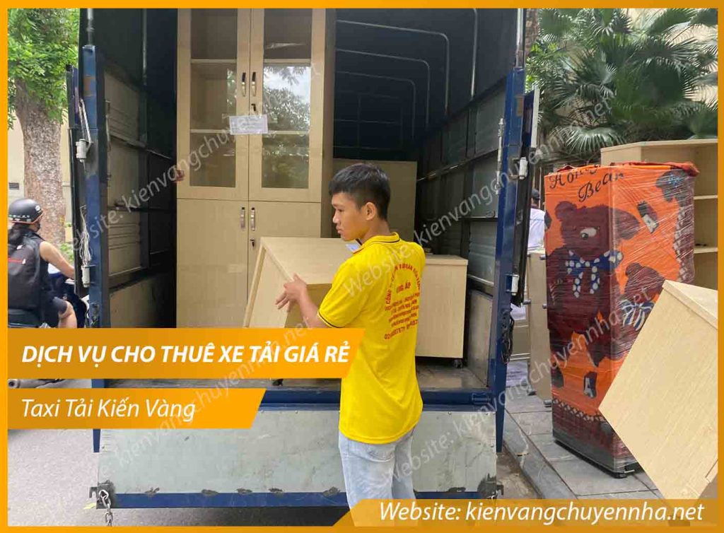 Thực hiện dịch vụ thuê xe tải, taxi tải chở hàng