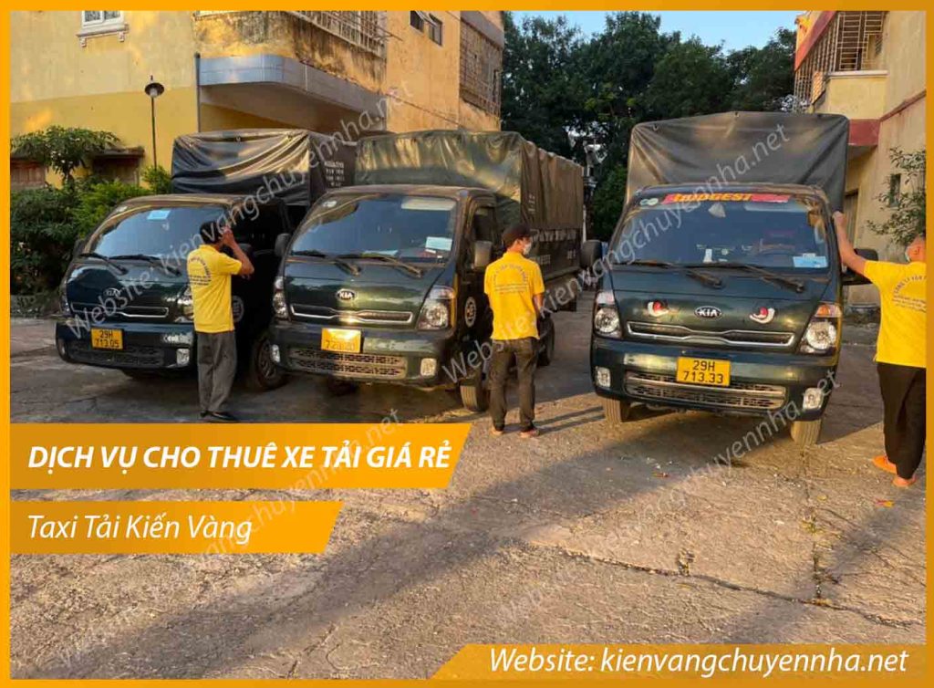 Bảng Giá Dịch Vụ Thuê Xe Tải, Taxi Tải Giá Rẻ